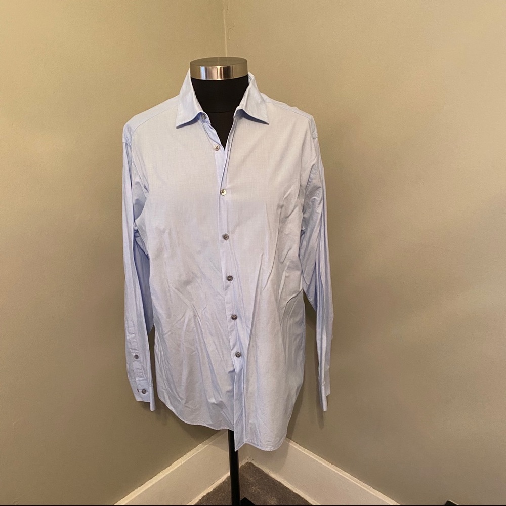 Light Blue Men’s Cotton Button Down - can be worn as oversized Women’s!